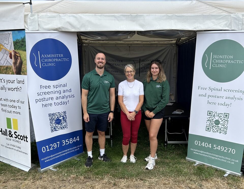 Axminster Chiropractic Clinic Supporting East Devon Events
